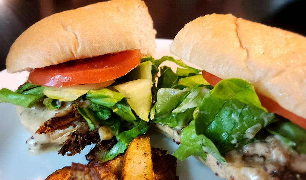 Vegan Po Boy Sandwich