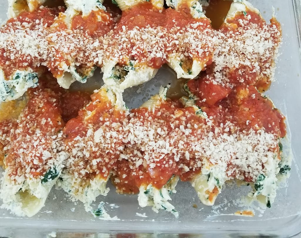 Vegan Stuffed Shells