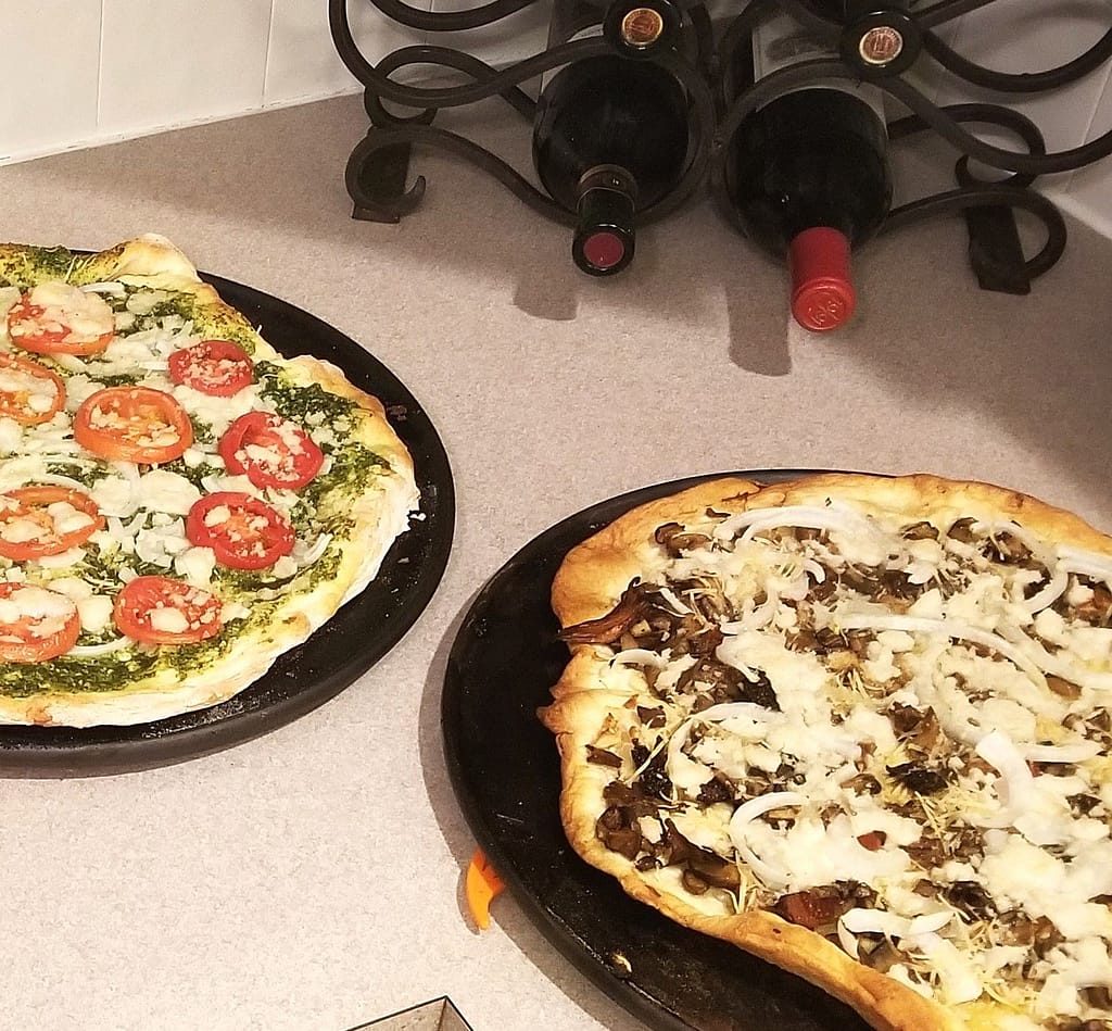 Vegan WIld Mushroom Pizza
