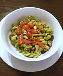 Vegan Lemon Pesto Pasta with Veggies