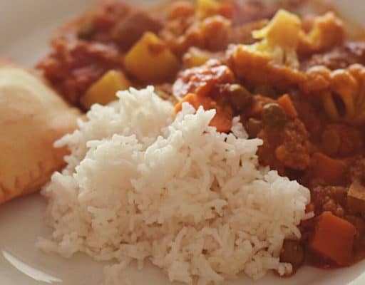 Vegan creamy vegetable korma