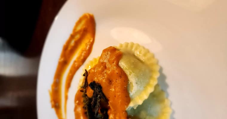 Vegan Pumpkin and Sage Tortellini Alla Vodka